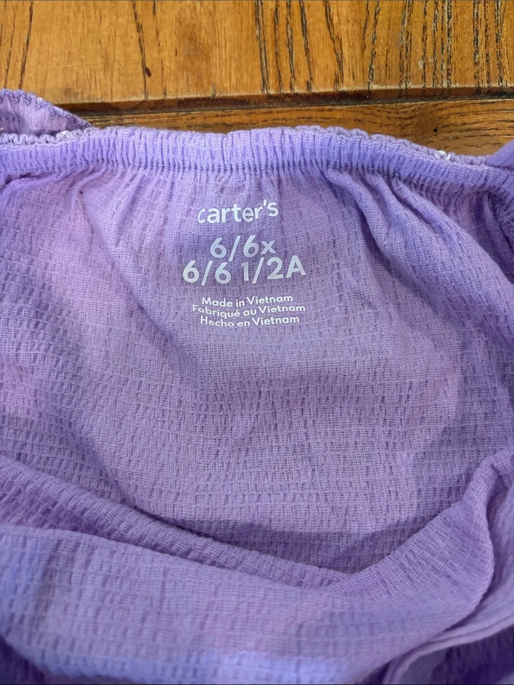 Carters lavender tank